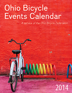 Image: Cover of the 2014 edition, Ohio Bicycle Events Calendar