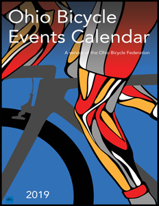 Image: Cover of the 2019 Ohio Bicycle Events Calendar